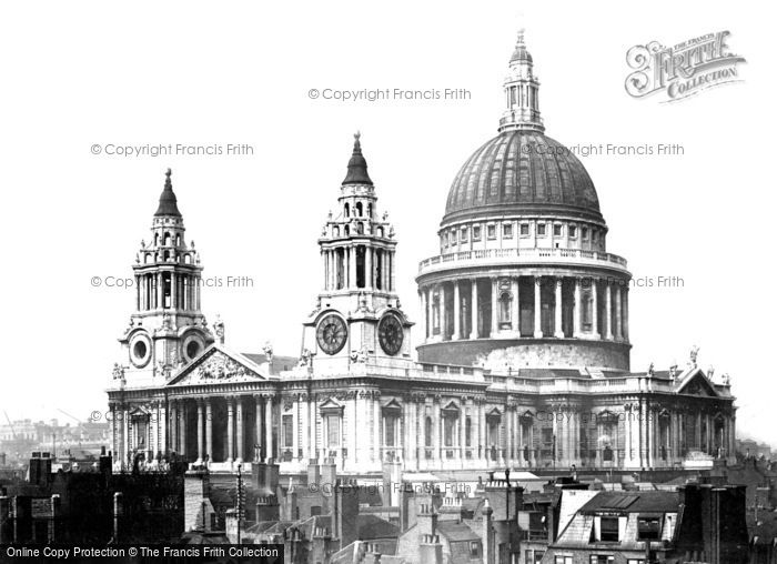Photo of London, St Paul's Cathedral c.1890