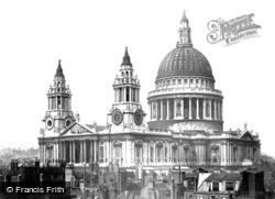 St Paul's Cathedral c.1890, London