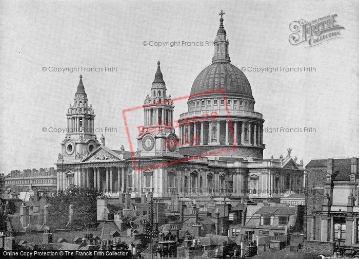 Photo of London, St Paul's Cathedral c.1895