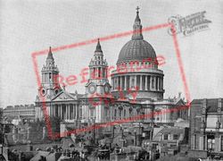 St Paul's Cathedral c.1895, London