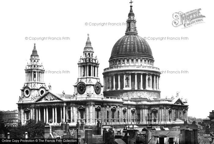 Photo of London, St Paul's Cathedral c.1910