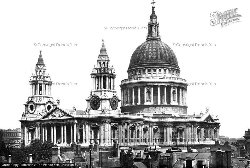 London, St Paul's Cathedral c1910