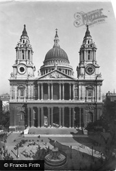 St Paul's Cathedral c.1920, London