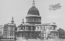 St Paul's Cathedral c.1955, London