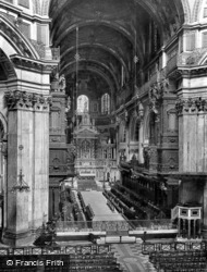 St Paul's Cathedral, Choir East c.1920, London