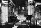 St Paul's Cathedral, The Choir Looking East c.1890, London