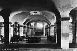 St Paul's Cathedral, The Crypt Chapel c.1890, London