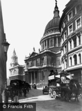 London, St Paul's from Cannon Street 1905