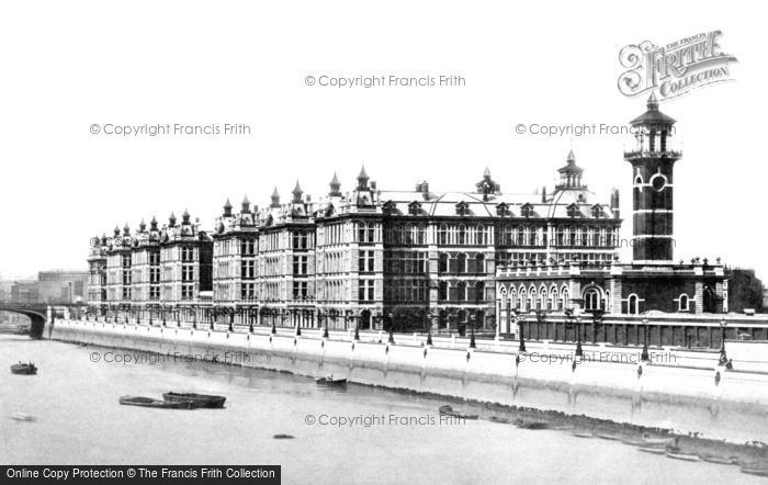 Photo of London, St Thomas's Hospital c.1890