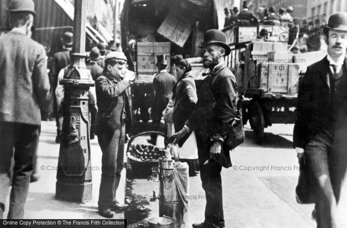 Photo of London, Street Water Seller c.1890