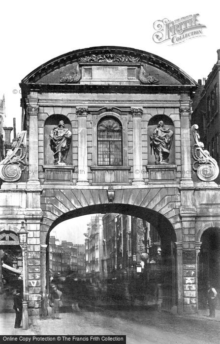 Photo of London, Temple Bar c.1870