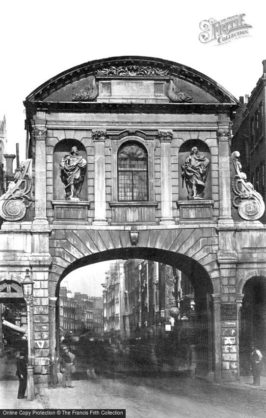 London, Temple Bar c1870