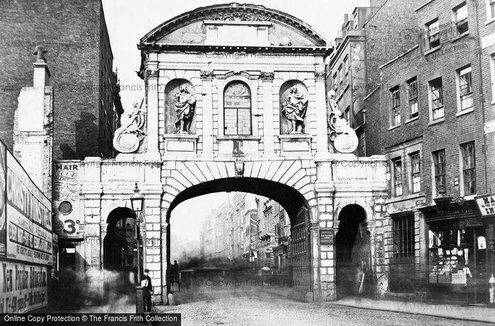 Photo of London, Temple Bar c.1875