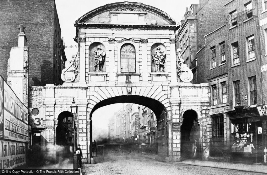London, Temple Bar c1875