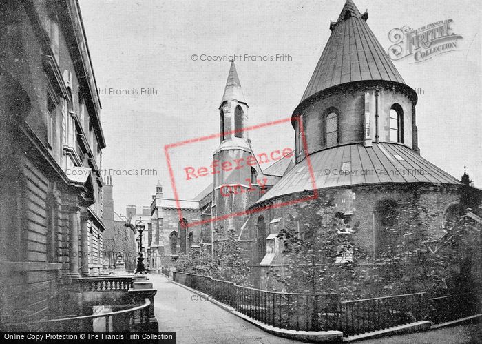 Photo of London, Temple Church c.1895