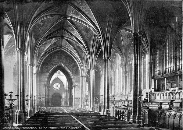 Photo of London, Temple Church, Nave And Choir c.1895