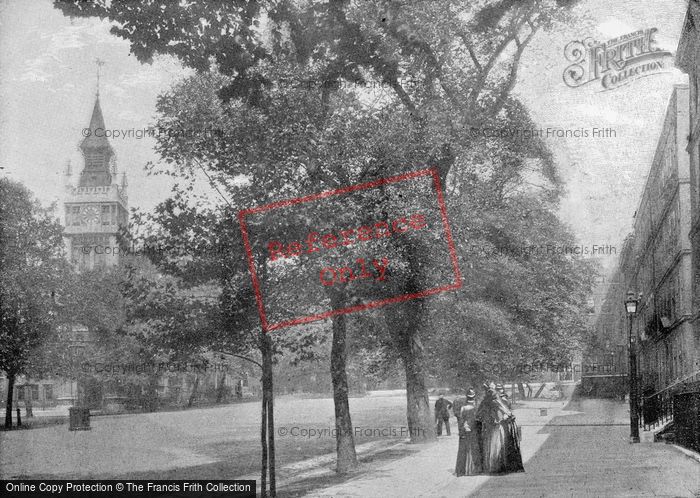 Photo of London, Temple, King's Bench Walk c.1895