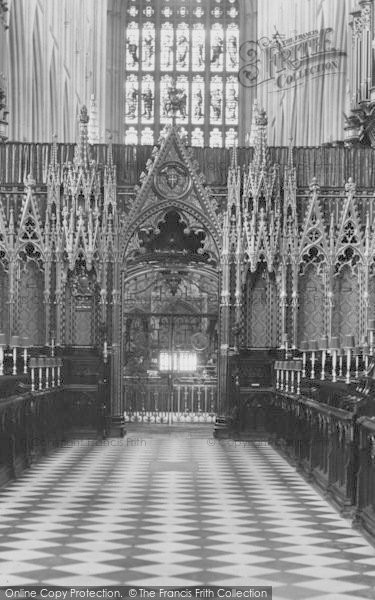Photo of London, The Choir, Westminster Abbey c.1965
