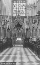 The Choir, Westminster Abbey c.1965, London