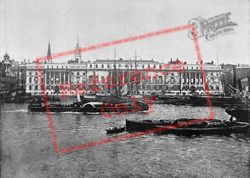 The Custom House From The River c.1895, London