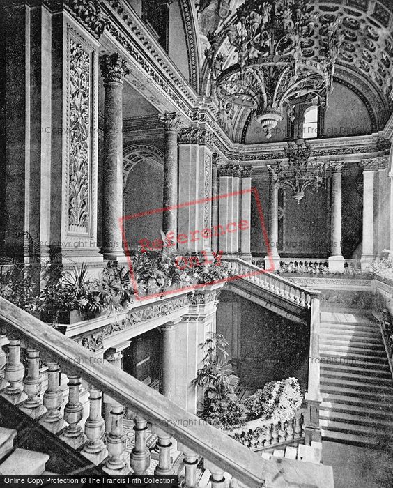 Photo of London, The Foreign Office Staircase c.1895