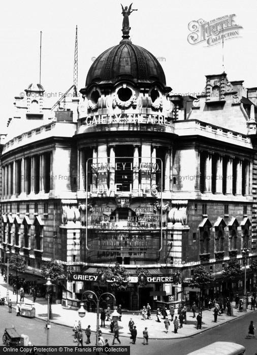 Photo of London, The Gaiety Theatre c.1920