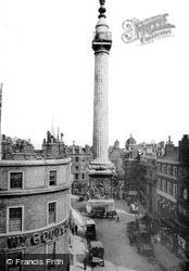The Great Fire Of London Monument c.1890, London
