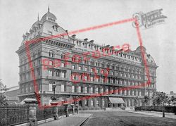 The Grosvenor Hotel And Victoria Station (On Left) c.1895, London