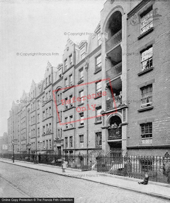 Photo of London, The Guinness Lodging House, Lever Street c.1895