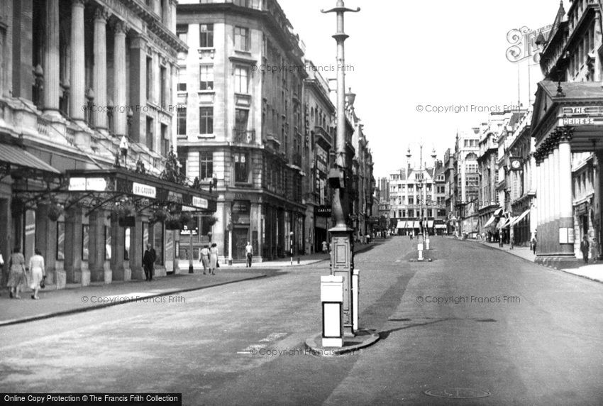 London, the Haymarket c1950