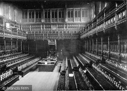 The House Of Commons c.1910, London