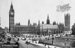 The Houses Of Parliament 1886, London