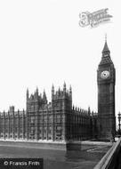 The Houses Of Parliament c.1900, London