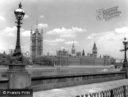 The Houses Of Parliament c.1955, London