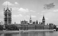 The Houses Of Parliament c.1955, London