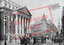 The Mansion House, Queen Victoria Street And Cheapside c.1895, London