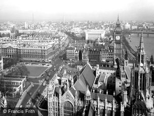 London, the Palace of Westminster c1965
