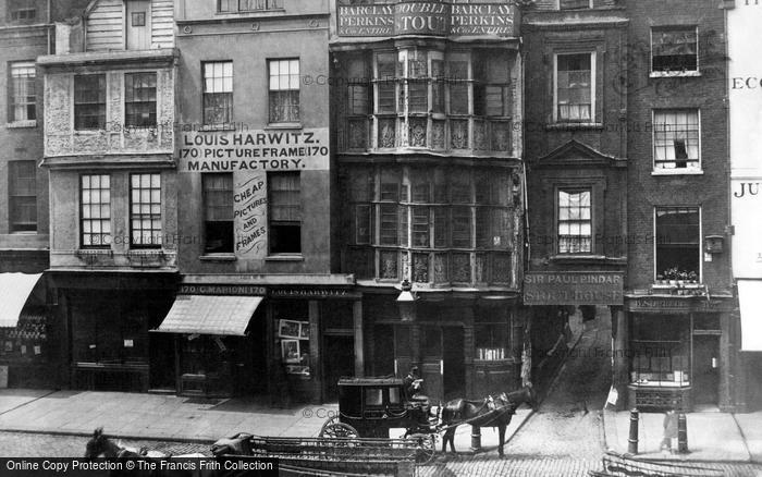 Photo of London, The Sir Paul Pindar, Bishopsgate c.1880