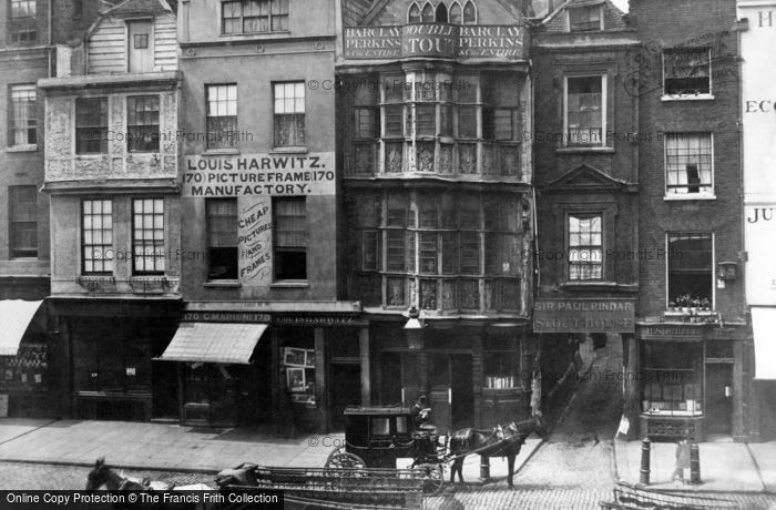 Photo of London, The Sir Paul Pindar, Bishopsgate c.1880