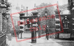 The Staple Inn Gateway, Holborn c.1895, London