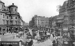 The Strand And Charing Cross c.1895, London