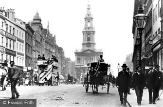 London, the Strand c1900