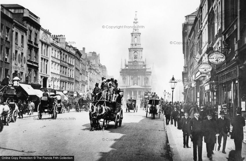 London, the Strand c1900