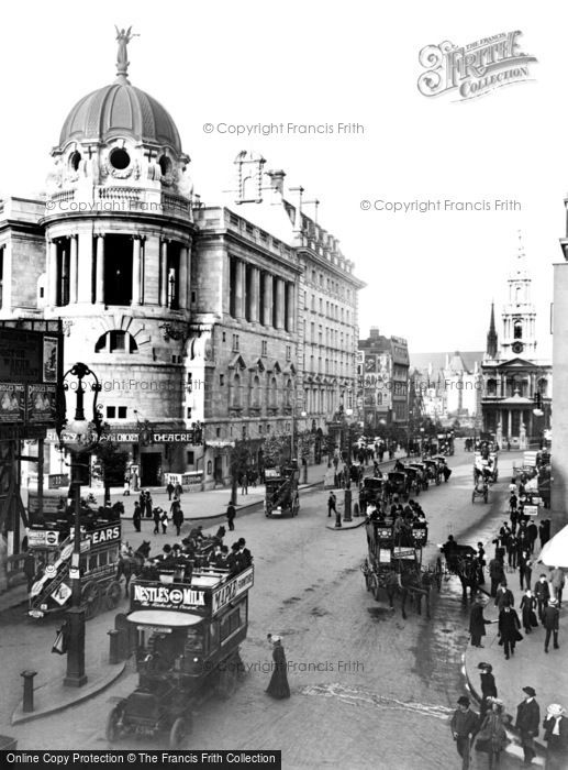 Photo of London, The Strand Showing Gaiety Corner 1908
