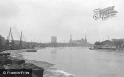 The Thames And Battersea Power Station c.1939, London