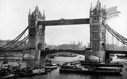 The Tower Bridge On The Opening Day 1894, London