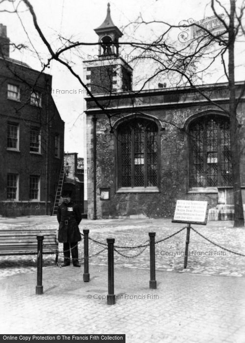 Photo of London, The Tower Of London, Scaffold Site c.1920