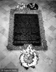Tomb Of The Unknown Warrior, Westminster Abbey c.1955, London