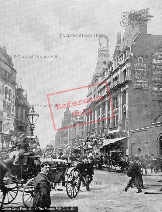 Photo of London, Tottenham Court Road c.1895