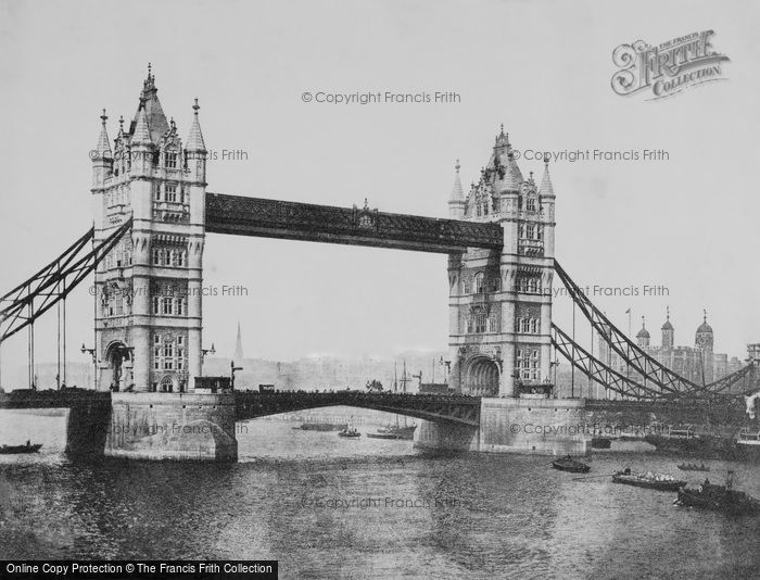 Photo of London, Tower Bridge c.1895